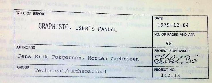Graphisto, User's manual
