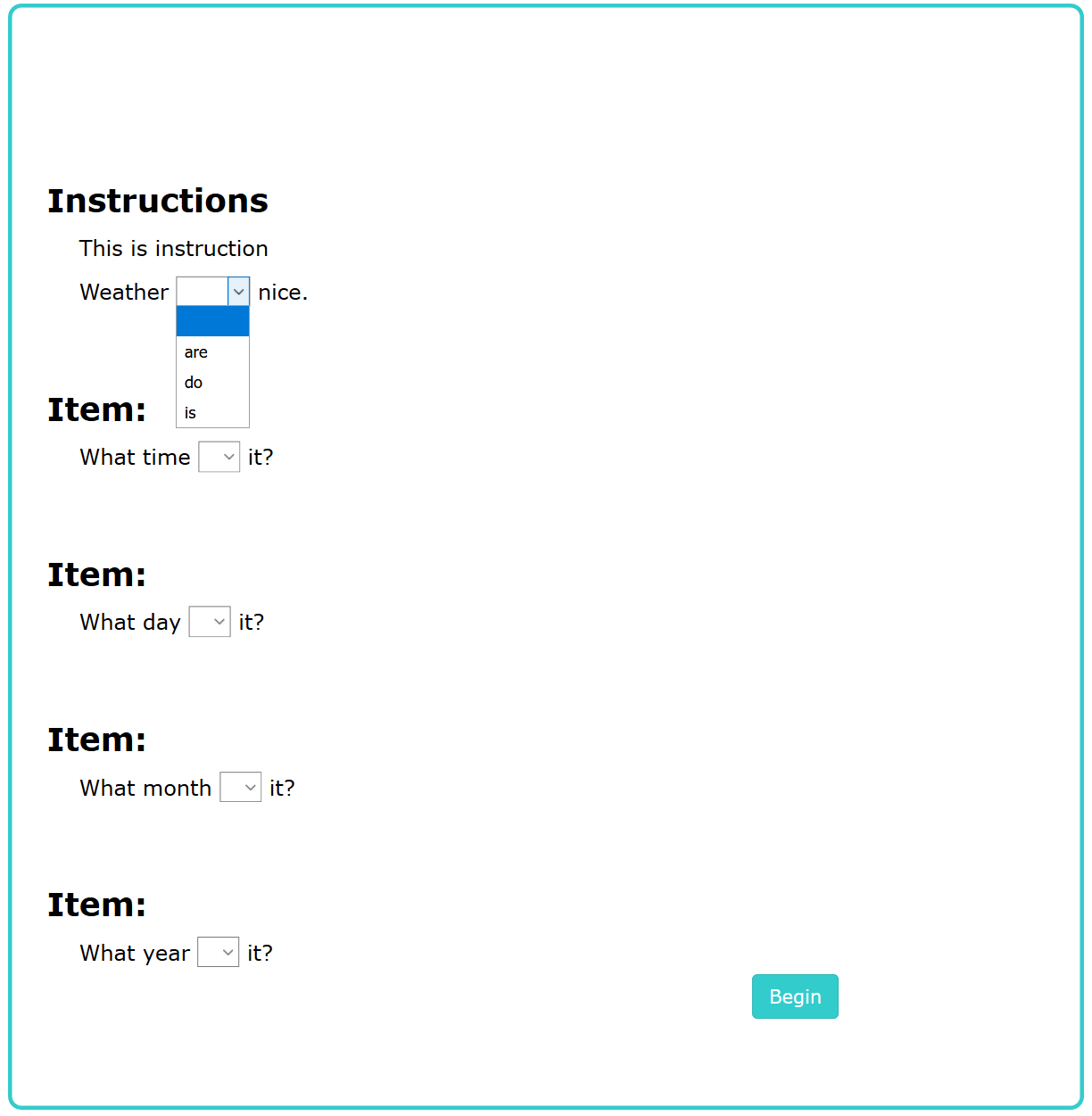 Figure 1. Overview of the task to be created.