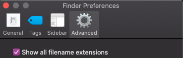 Finder preferences