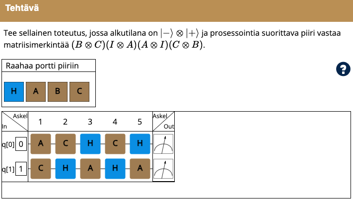 Of course, there will again be a whole range of quantum gate simulator tasks. These are obviously the most fun exercises.